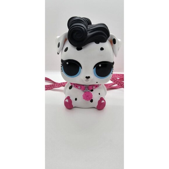 LOL Surprise Dalmatian Biggie Pets 6” Backpack Coin Bank MGA 2018 OMG Dog Bank - Picture 2 of 6